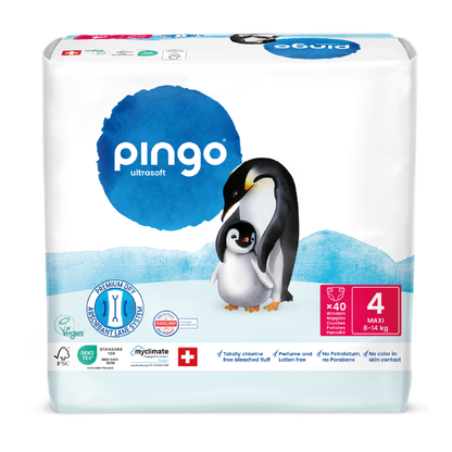 Pañales T4 (8-14kg) Pingo 80 unidades