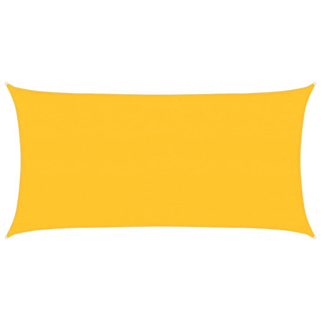 Vidaxl Toldo De Vela Hdpe Amarillo 160 G/m² 2x4 M_0
