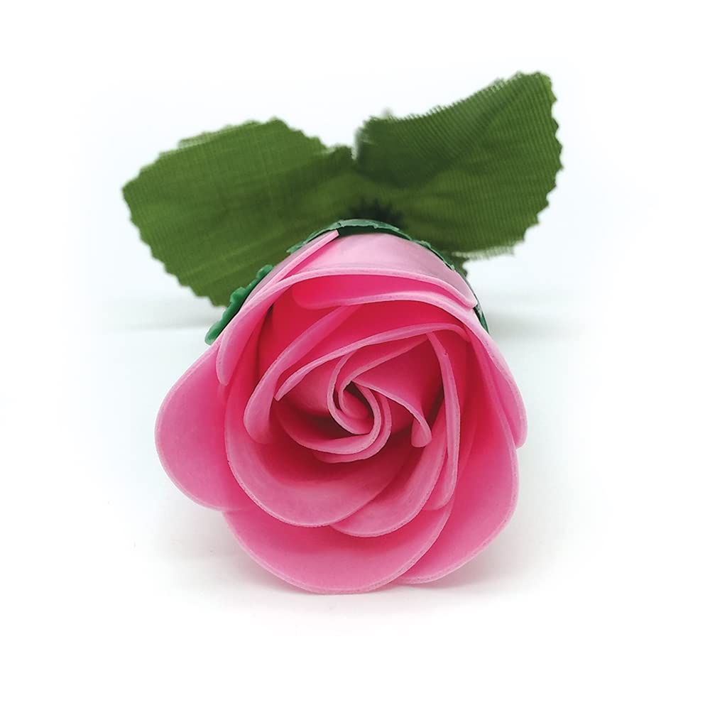 Rosa Con Pétalos De Jabón Aromático Para Baño Relajante (rosa) - Regalo Original Para Días Especiales - Aroma Atalcado_1