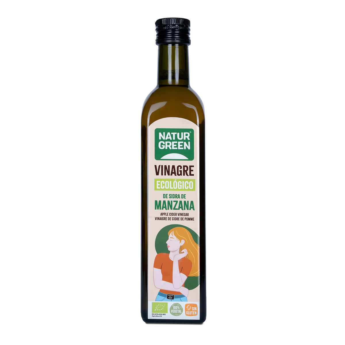 Vinagre de Manzana Bio NaturGreen 500 ml