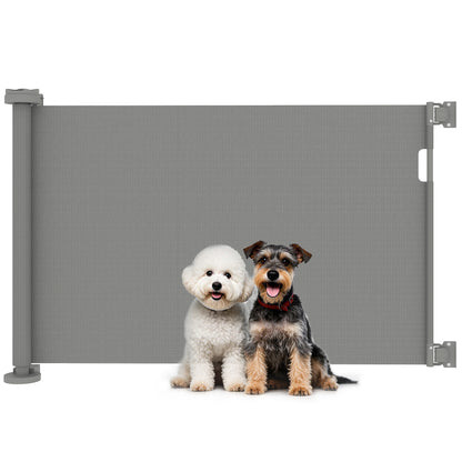 Pawhut Barrera De Seguridad Para Perros Retráctil 0-136 Cm Para Escaleras_0