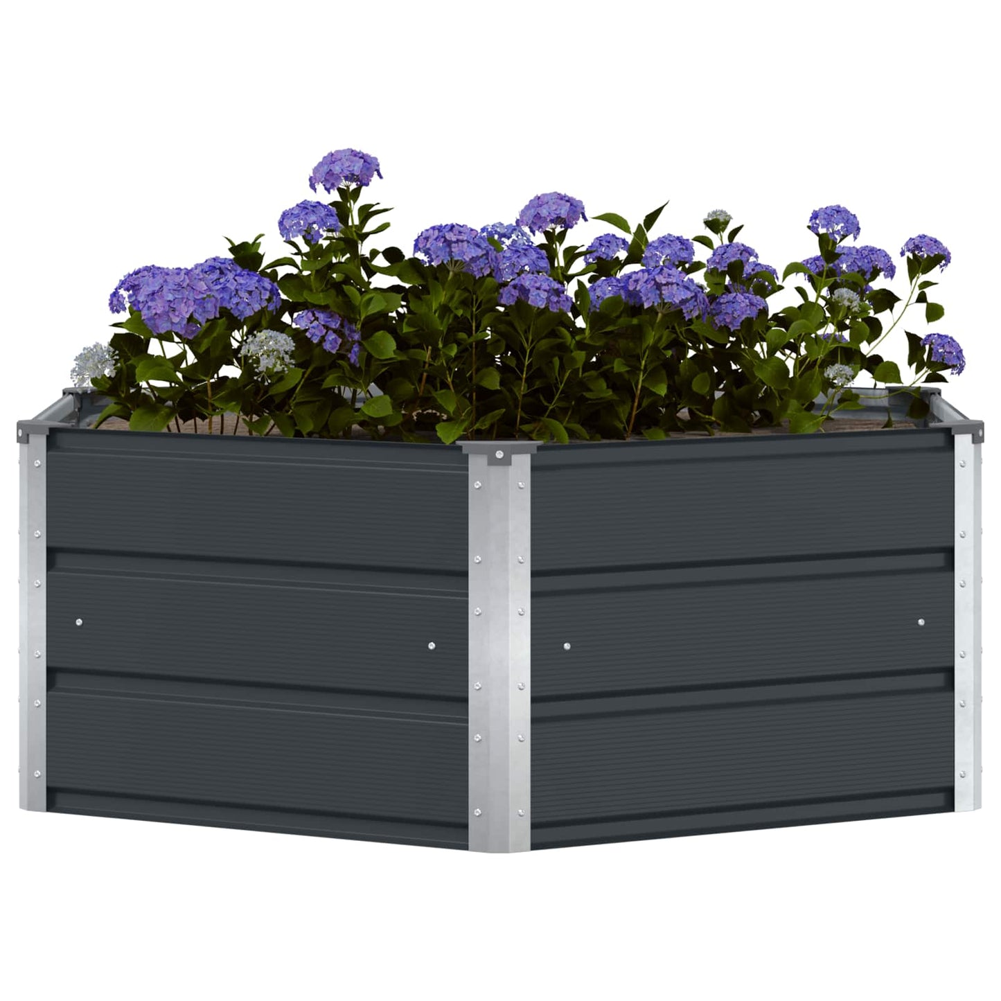 Jardinera Antracita 129 X 129 X 45 Cm Acero_2