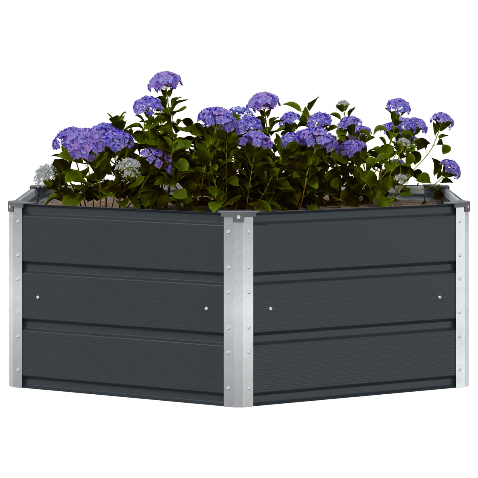 Jardinera Antracita 129 X 129 X 45 Cm Acero_2