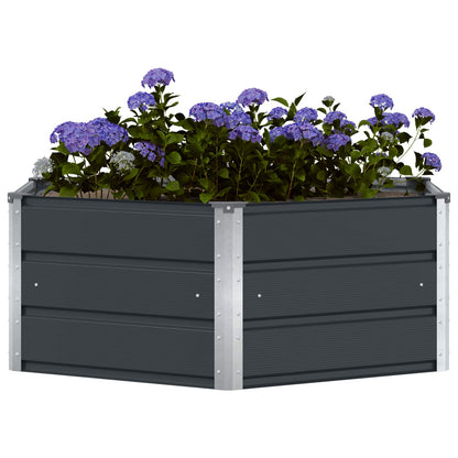 Jardinera Antracita 129 X 129 X 45 Cm Acero_2