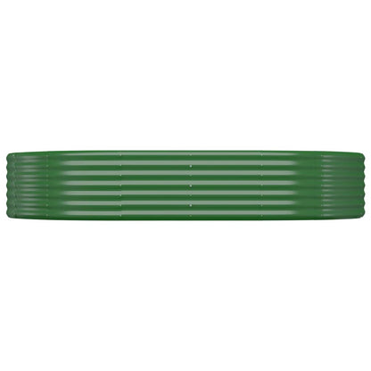 Jardinera Arriate Acero Galvanizado Verde 214x140x36 Cm_2