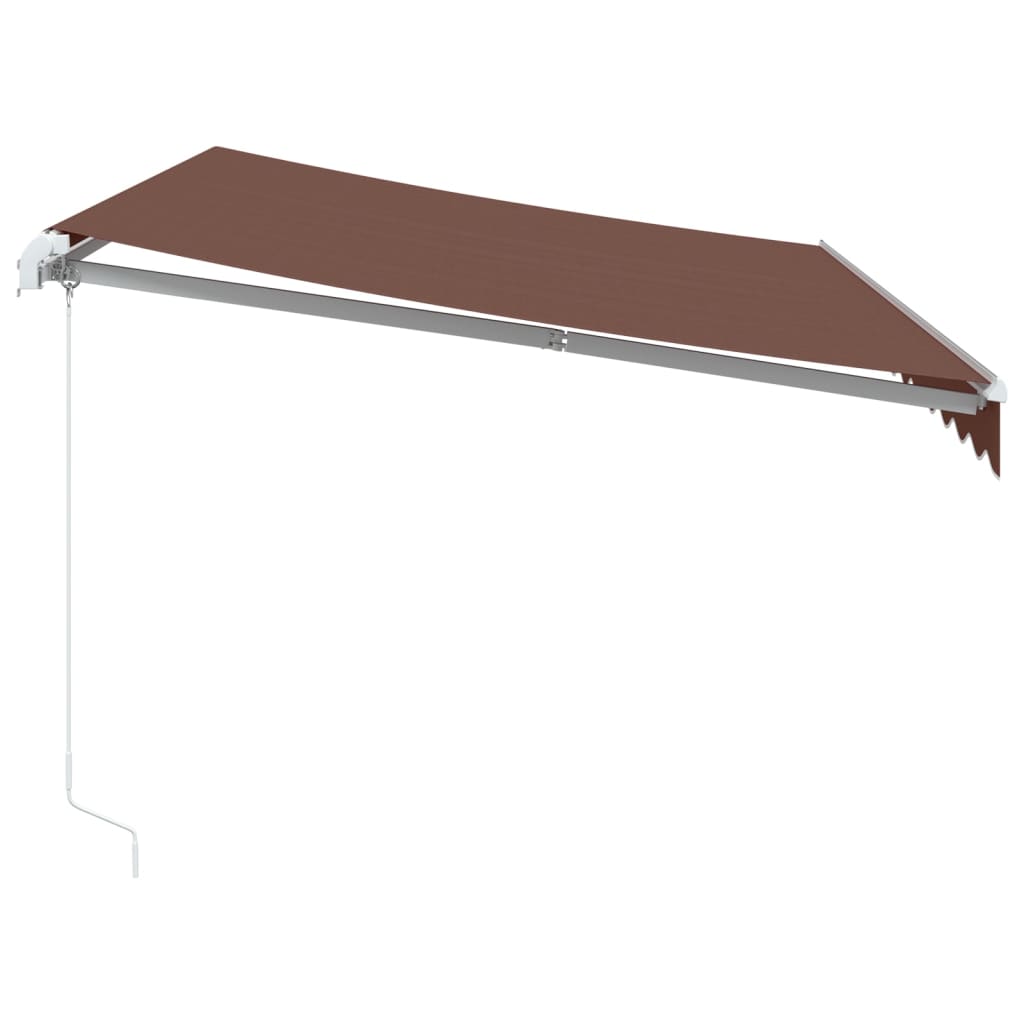 Toldo Retráctil Manual Marrón 350x250 Cm_3