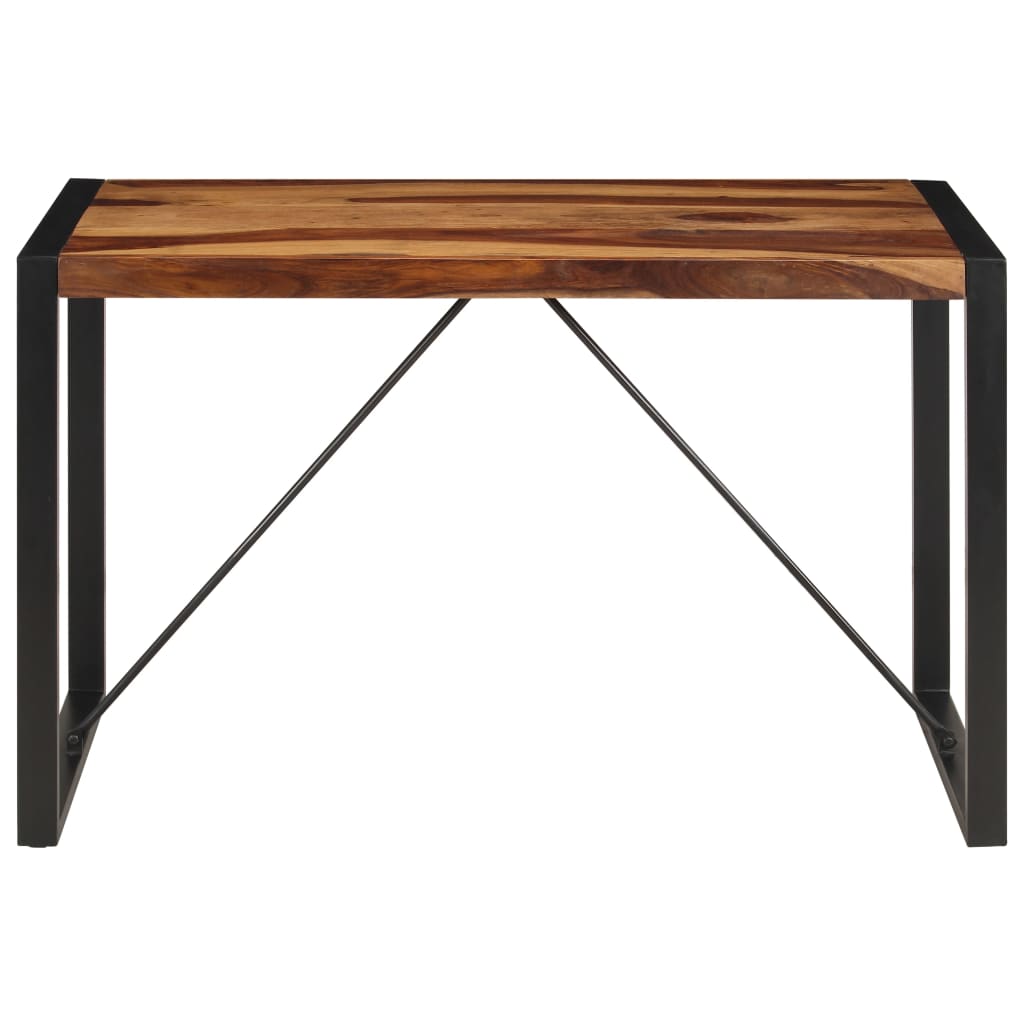 Mesa De Comedor De Madera Maciza De Sheesham 120x60x76 Cm_0