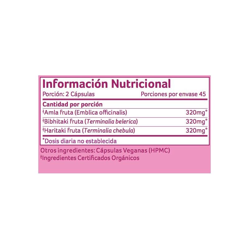 Triphala Organic India 90 caps
