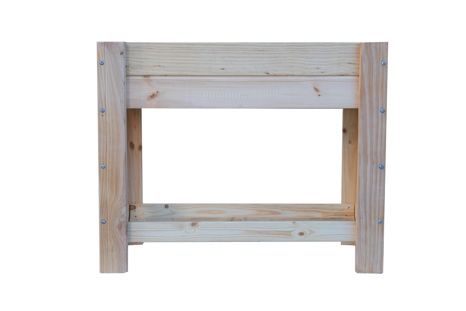 Mesa De Cultivo la Huerta De Madera Natural 99 X 39 X 80 Cm 50l + Bolsa Geotextil, Huerto Urbano Para Interior..