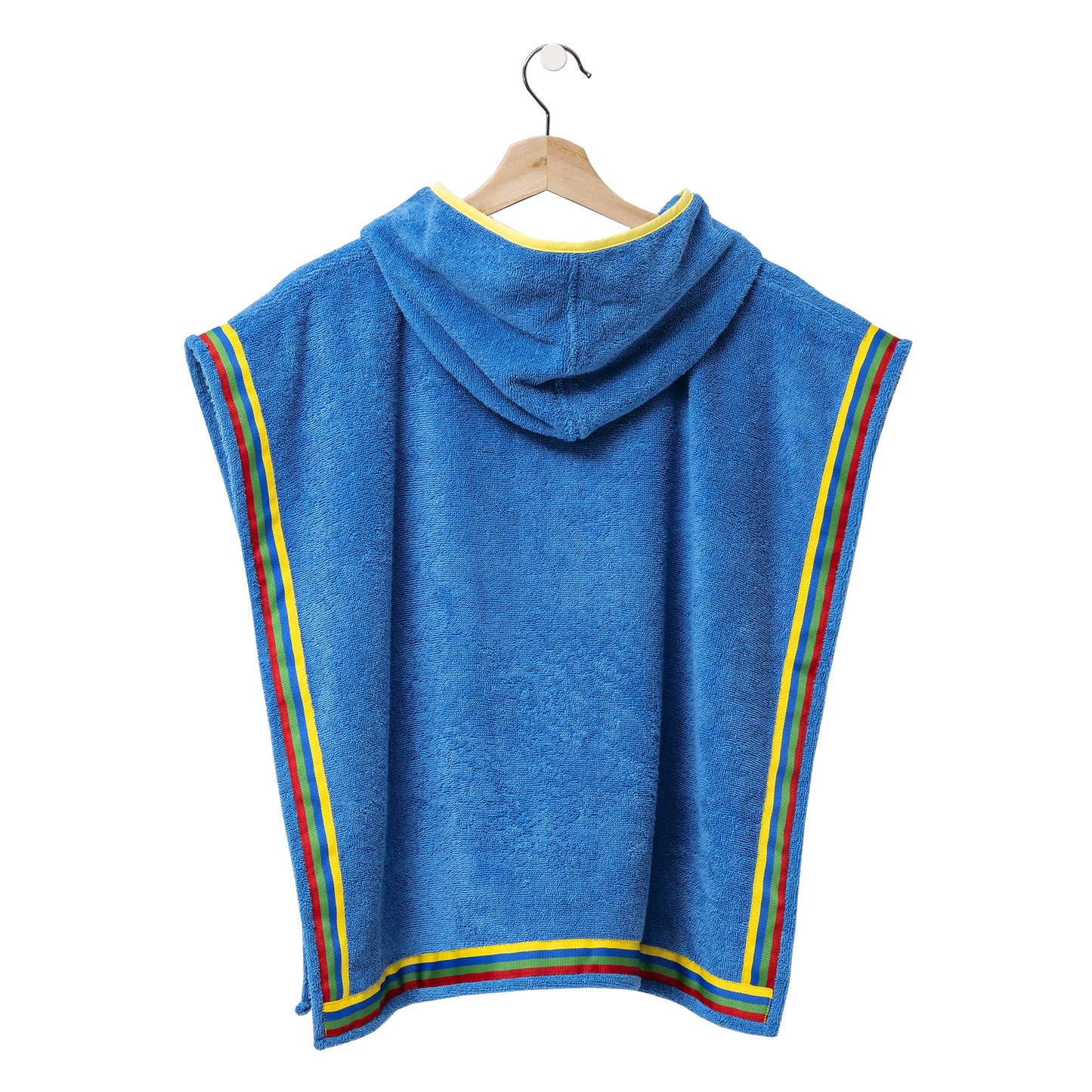 Albornoz Poncho De Niño 65x65cm 360 Gsm 100% Algodón Azul Kids_3