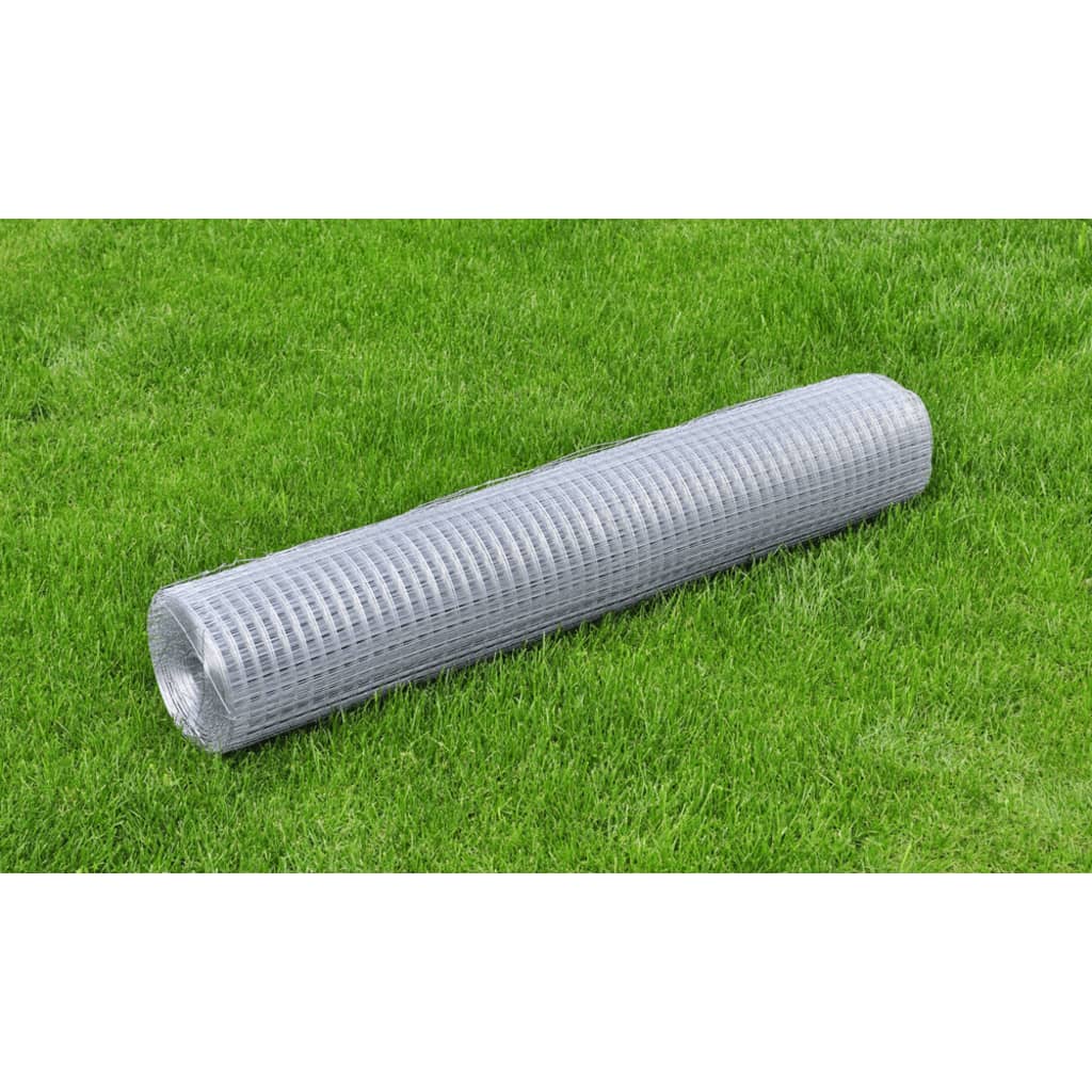 Alambrada De Gallinero Acero Galvanizado Plateada 25x1 M / Vetonek_1