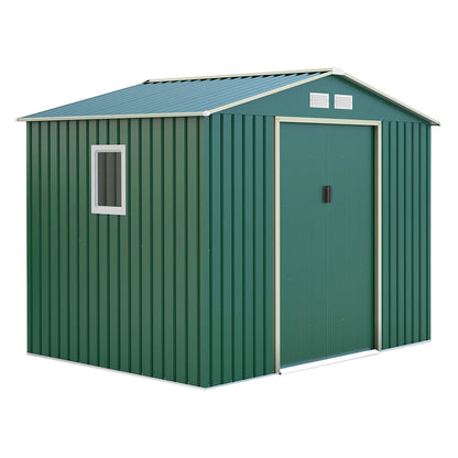 Caseta Metálica High Door Mallorca Verde - Espacio Y Ventilación 2,77x2,12x1,91 M / Multicolor_1