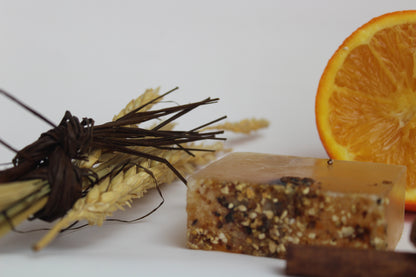 Jabón natural de glicerina canela y corteza de naranja Planeta Huerto 100 g