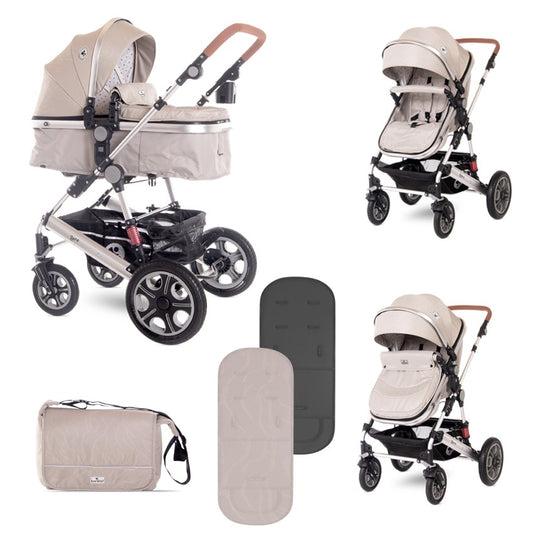 Carrito Dúo Convertible Lora Hasta 15 Kg String Dots_0