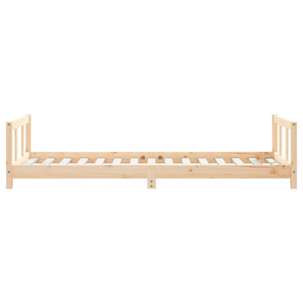 Vidaxl Estructura De Cama Infantil Madera Maciza De Pino 90x190 Cm_4