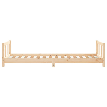 Vidaxl Estructura De Cama Infantil Madera Maciza De Pino 90x190 Cm_4