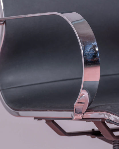 Silla De Oficina Económica De Diseño Tapizada En Polipiel - Detroit_2