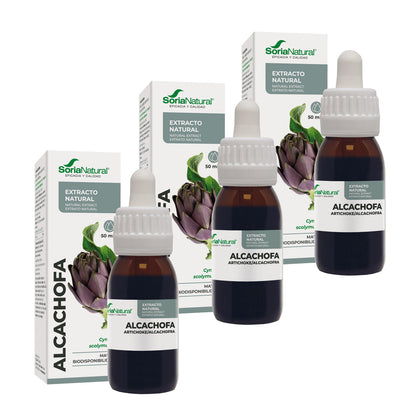 Pack 3x Extracto de Alcachofa Soria Natural, 50 ml