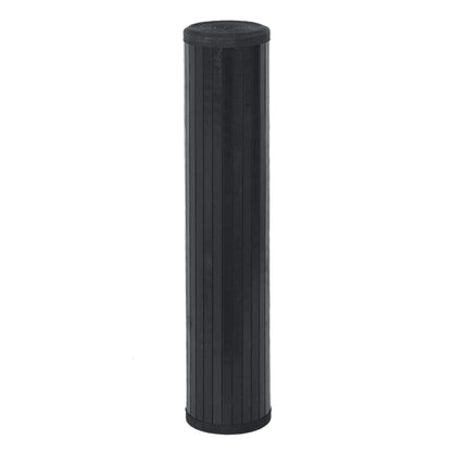 Alfombra Rectangular Bambú Negro 100x400 Cm / Vetonek_4