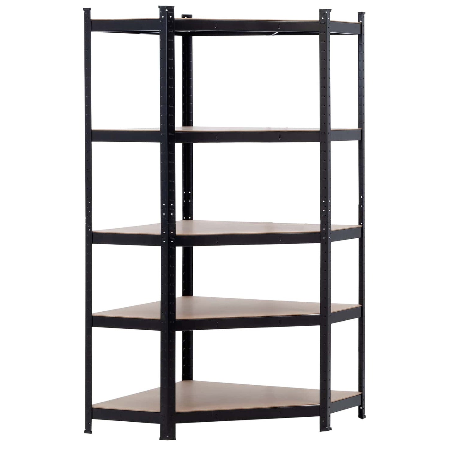 Estantería Esquinera Modular 5 Baldas Ajustables 180x80x40x56cm 875kg O91_0