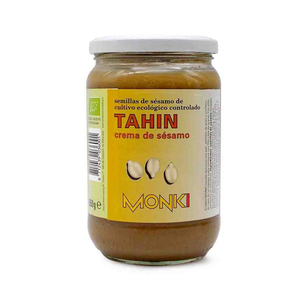 Tahin tostado sin sal bio Monki 650 g