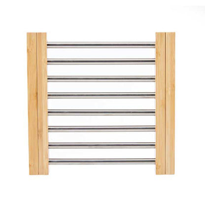 Salvamantel Acero Bambu Extensible Colección Kinvara