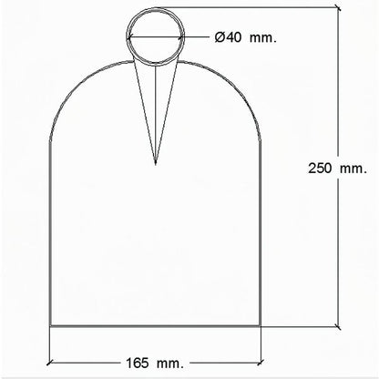 Azada Forjada Sin Mango 192/1000 Gramos_1