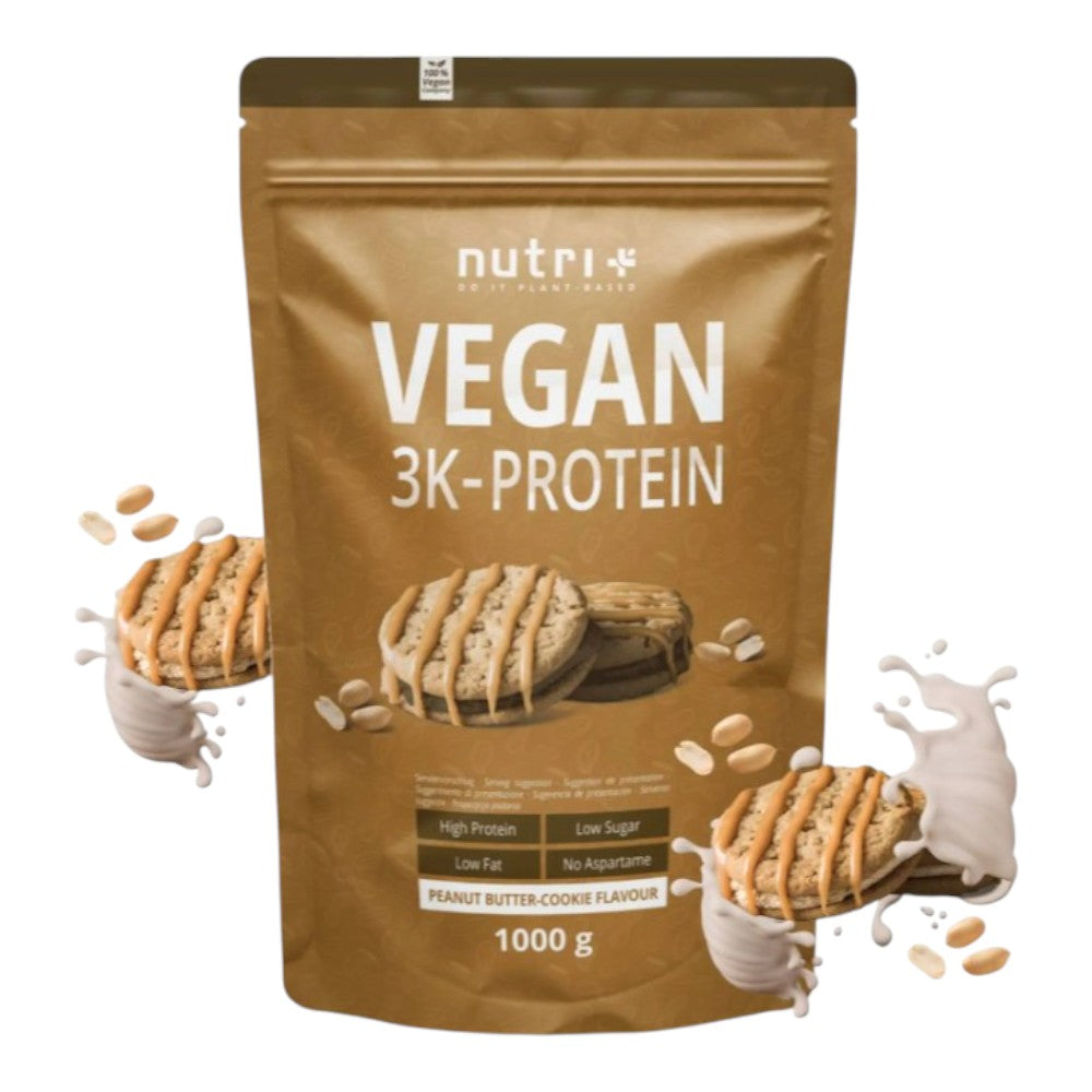 Vegan 3k Protein Powder 1 Kg Peanut Butter Cookie_0