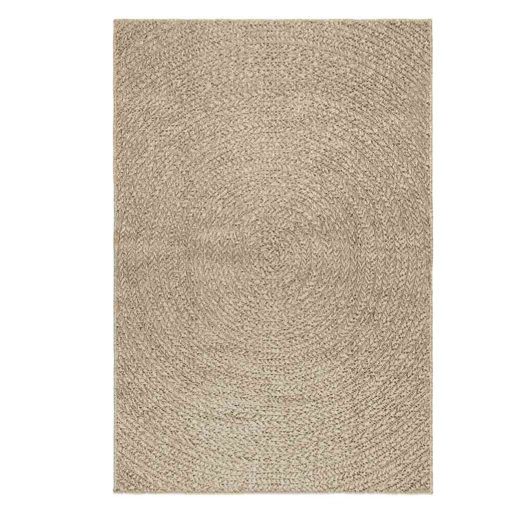 Vidaxl Alfombra Zizur Aspecto Yute Interior/exterior Beige 120x170 Cm_0
