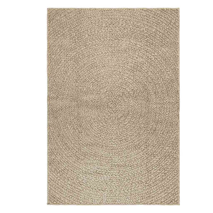 Vidaxl Alfombra Zizur Aspecto Yute Interior/exterior Beige 120x170 Cm_0