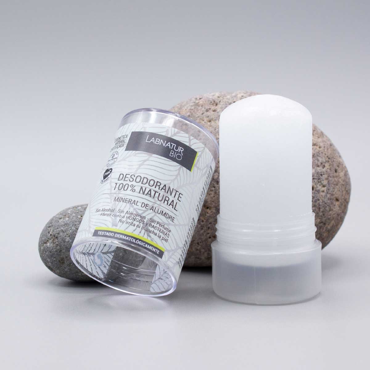 Desodorante Natural de Alumbre Stick Labnatur Bio 120 g | Control del Mal Olor | Sin Alcohol | Piel Sensible | Vegano_3