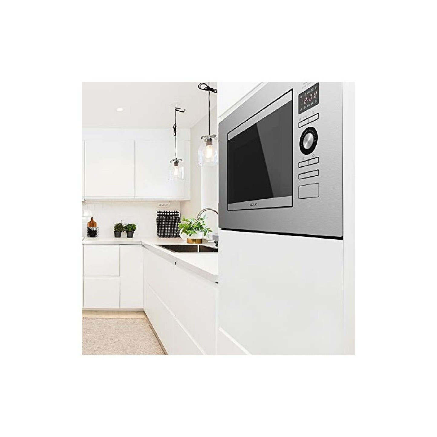 Microondas Encastrable Digital Grandheat 2090 Built-in Steel. 800w Potencia, Integrable, 20 Litros, Grill, 8 Funciones Preconfiguradas, Temporizador_3