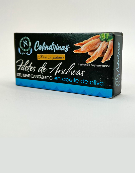Filetes De Anchoa Del Cantábrico En Aceite De Oliva | Colindrinas_0