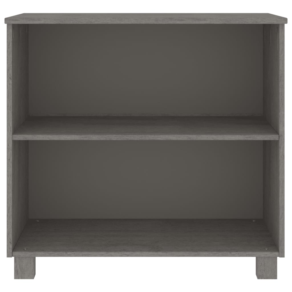 Aparador Hamar Madera Maciza De Pino Gris Claro 85x35x80 Cm / Vetonek_3
