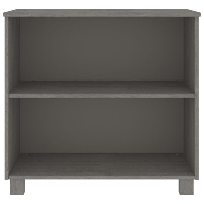 Aparador Hamar Madera Maciza De Pino Gris Claro 85x35x80 Cm / Vetonek_3