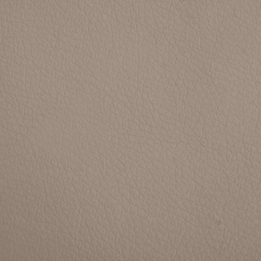 Cama Para Perros De Cuero Sintético Color Capuchino 90x53x30 Cm / Vetonek_1
