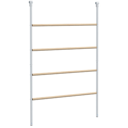 Pawhut Percha Para Gallinas De 4 Niveles Para 4-6 Gallinas 140x86 Cm Natural_0