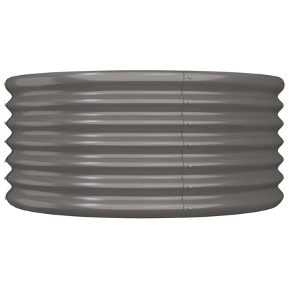 Jardinera De Acero Galvanizado Gris 80x80x36 Cm_2