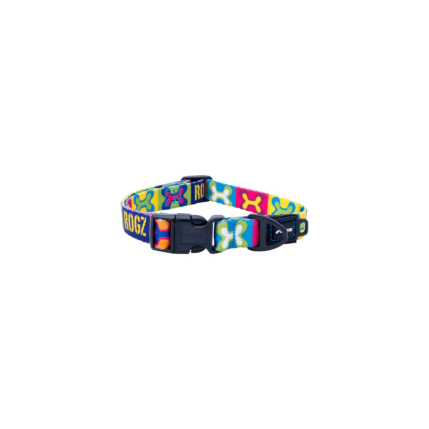 Collar Para Perro, Modelo Fusion De Rogz, Estampado Pop Art. Talla L (21-40kg)_1