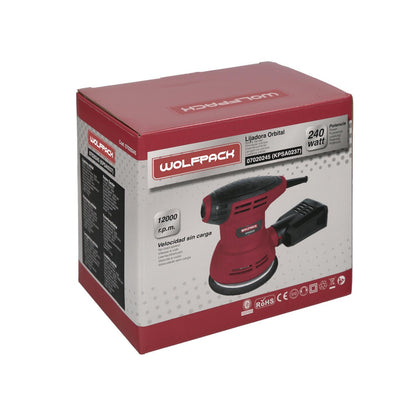 Lijadora Wolfpack Orbital 240 Watt. Lijadora Multifunción. Decapado, Lijado, Eliminar Oxido, Disco Ø 125 Mm._3