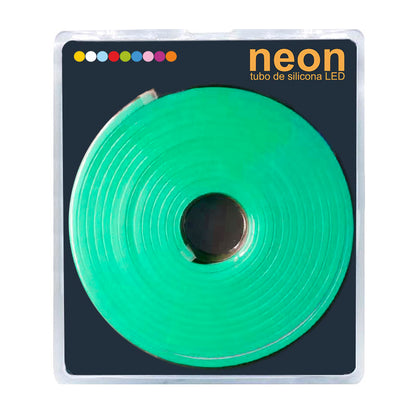 Led Neon Silicona Monocolor, Dc24v, 120led/m, 6x12mm, 5 Metros, 60w, Corte 1cm, Blanco Frío_4