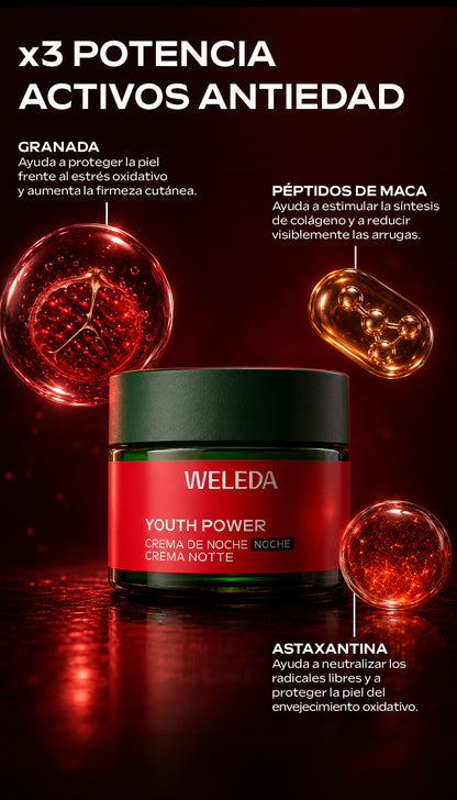 Crema de Noche Reafirmante Weleda, 40ml