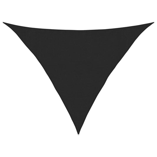 Vidaxl Toldo De Vela Hdpe Negro 160 G/m² 3,5x3,5x4,9 M_0