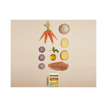 Pack 3x Tarrito BIO Pollo con Arroz +6 meses Smileat 230g