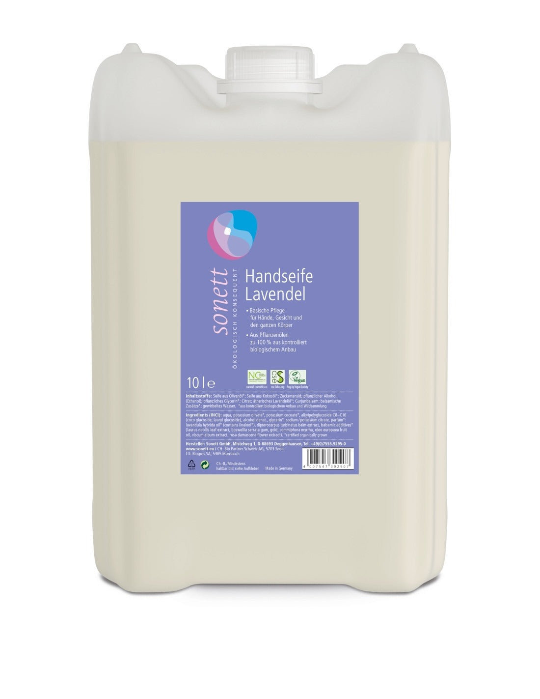 Jabón manos lavanda Sonett 10L