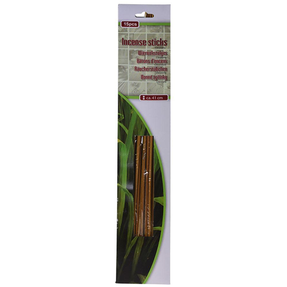 Palillos Incienso Citronela 41 Cm 15 Piezas_0