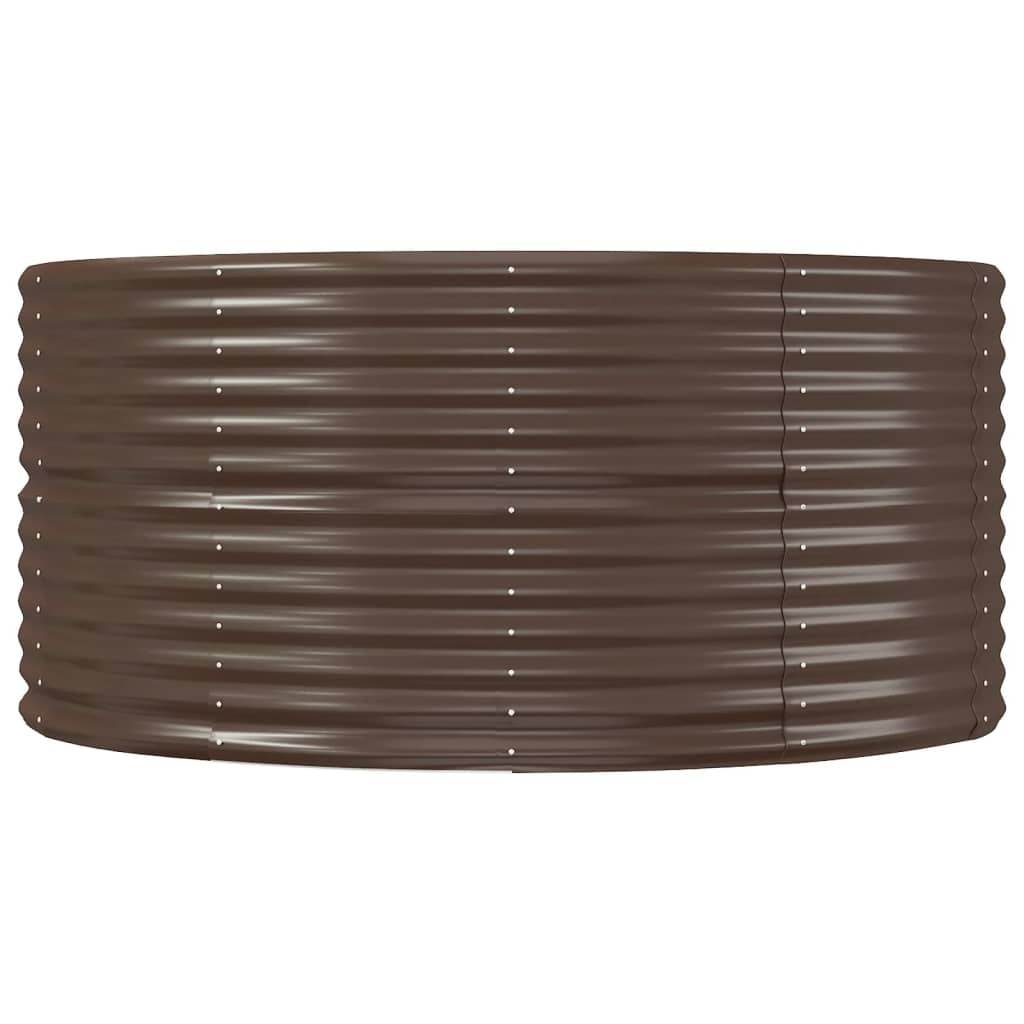 Jardinera Acero Galvanizado Marrón 291x140x68 Cm_3
