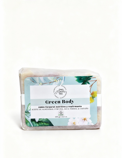 Piel Natura Jabón Corporal Sólido Jabón Corporal Bio Green Body 100 Gr_0