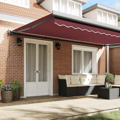 Toldo Retráctil Automático Burdeos 500x300 Cm_2