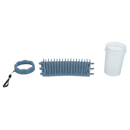 Limpiador de patas, Silicona/PP, S–M, Azul